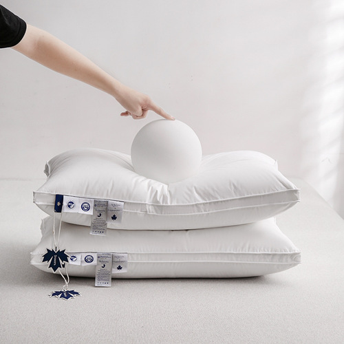 High-end A-class 95% white goose down pillow, 5-star hotel down pillow core, does not deform, does not collapse, low pillow, medium pillow, high pillow