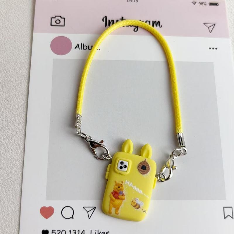 ドールハウス ミニ電話ケースモデル クリエイティブ ホルターネック ドール アクセサリー ドール ペンダント|undefined