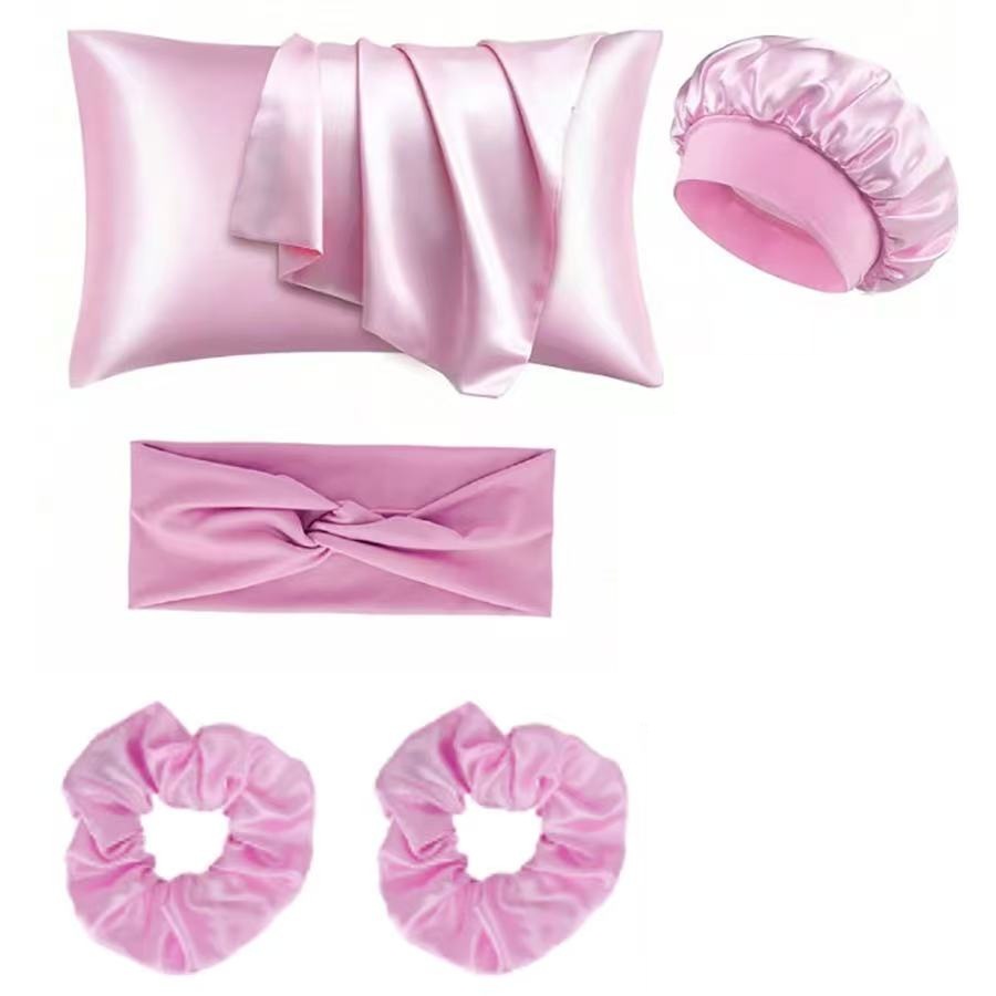 Comercio exterior transfronterizo sin rizador de calor, traje de venta caliente de Amazon, gorras para los ojos, gorros de ducha, sin calor, sin daño, almohada con cremallera individual