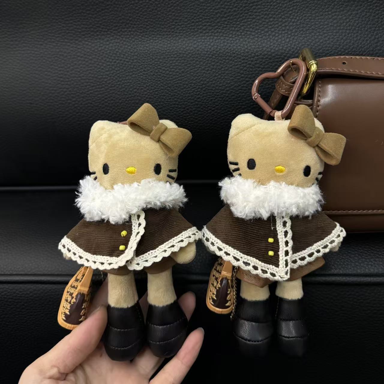 新品可爱いロングレギンスキティぬいぐるみスカートきせかえ人形ドレスins风人形饰りリュックサックキーホルダー