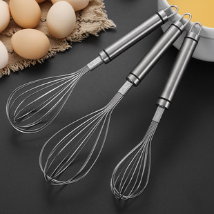 304 High-Quality Stainless Steel Manual Egg Beater Whipped Cream Artifact Baking Home Kitchen Egg Beater