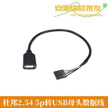 usb�Uչ�������g��2.54mm 5pinᘶŰ��Dusbĸ��ĸ�^2.0usb�C�侀
