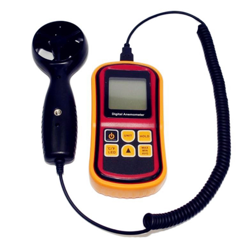 深圳厂价现货批发中性 可测风速和风温  分体式风速仪 GM8901