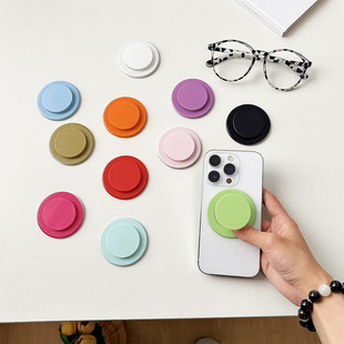 Korean Ins Style Colorful Frosted Magnetic Airbag Mobile Phone Holder Multi-Functional Foldableing Lazy Mobile Phone Holder