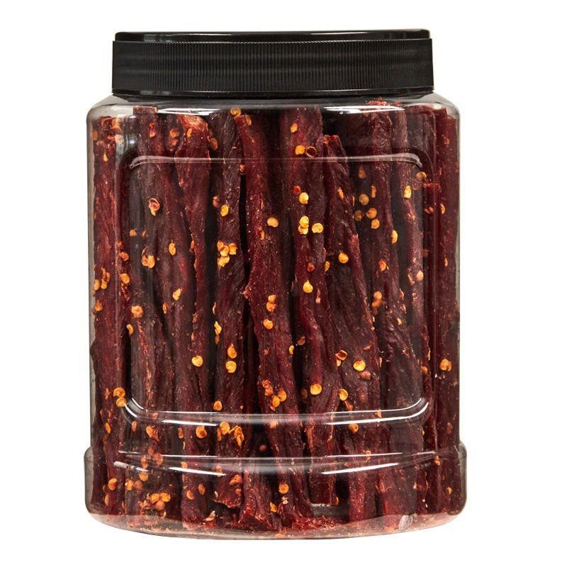 Air Dried Chicken Breast Jerky Snack Spicy Flavor 250g Can preparation