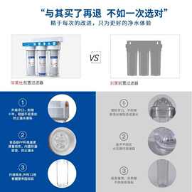 制冰机净水器商用奶茶店餐饮店咖啡自来水直饮三级前置过滤器