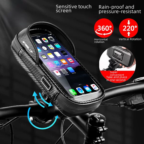 Cross-border Bicycle Bracket Waterproof Bag Motorcycle Outdoor Riding Navigation Takeaway Electric Mountain Bike Bicycle Bag