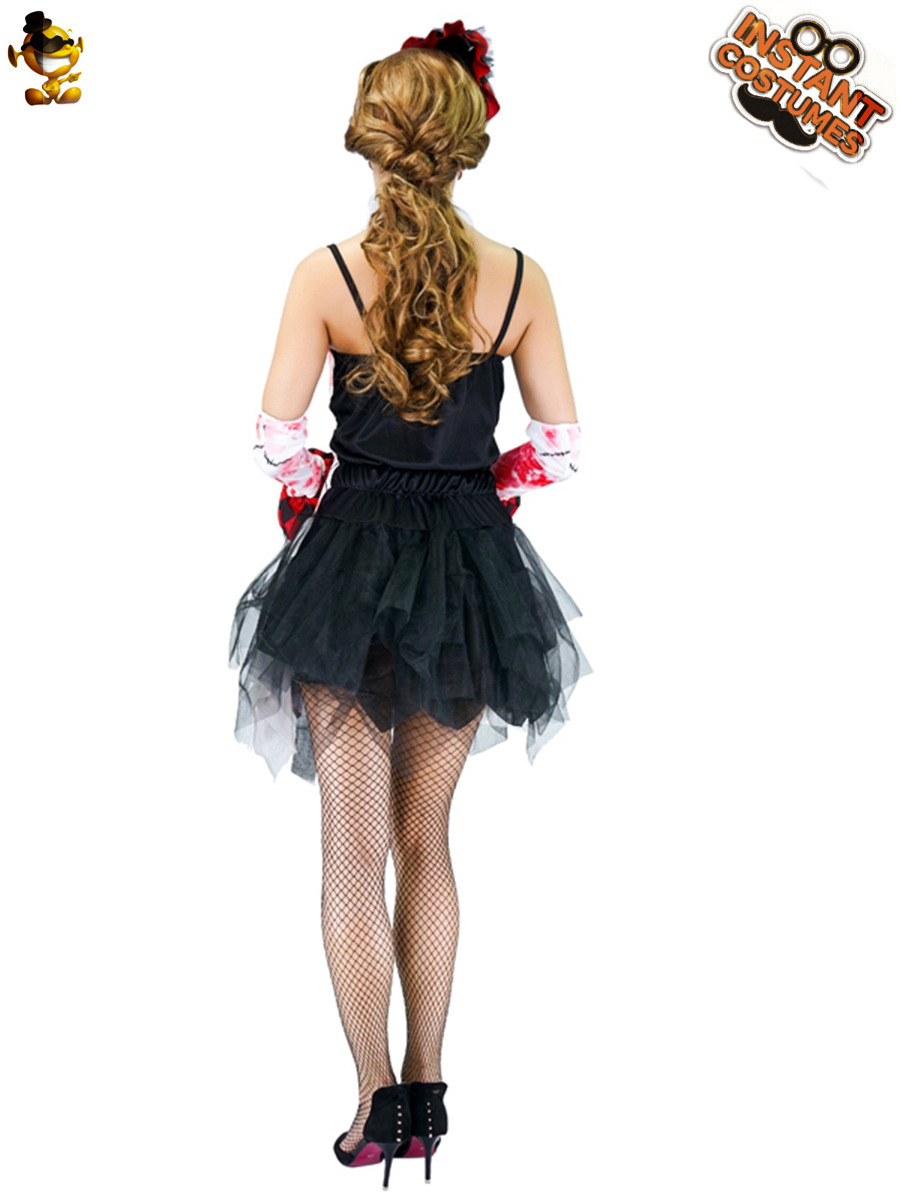 Disfraz de disfraces de Halloween traje de rendimiento Cosplay sangriento Zombie vampiro juego traje