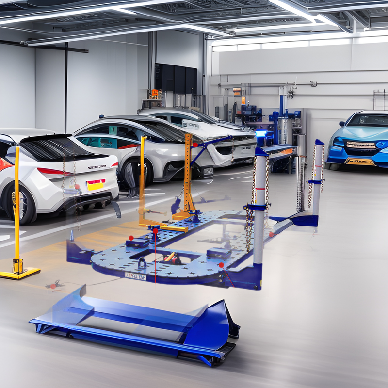 Alineador de Chasis Automotriz de Acero al Manganeso para Reparación de Carrocería