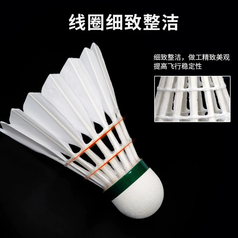 VICTOR/威克多 Victory Badminton Master 6X Professional Competition Durable Goose Feather 12 Pack MS-6X