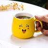 Creative Net Red Ceramic Cup INS Cute Couple Coffee Cup Promotion Gift Malker Cup Collasmium Glaze Water Cup