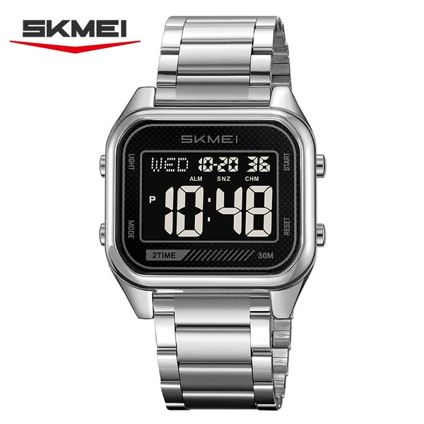 Silver shell black machine