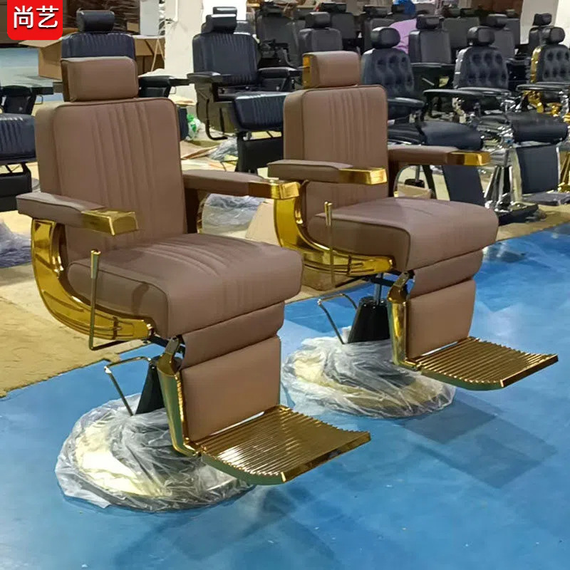 Transfronterizos para silla de barbero retro, silla de barbero para hombres, silla de cabeza de aceite, silla de barbero para afeitar image 33