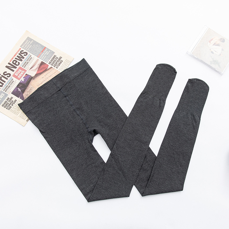Leggings cómodos de primavera y otoño para mujeres en forma de piernas, pantalones de algodón de color sólido, pantalones de otoño antideslizantes, pantalones de calzado de pie image 9