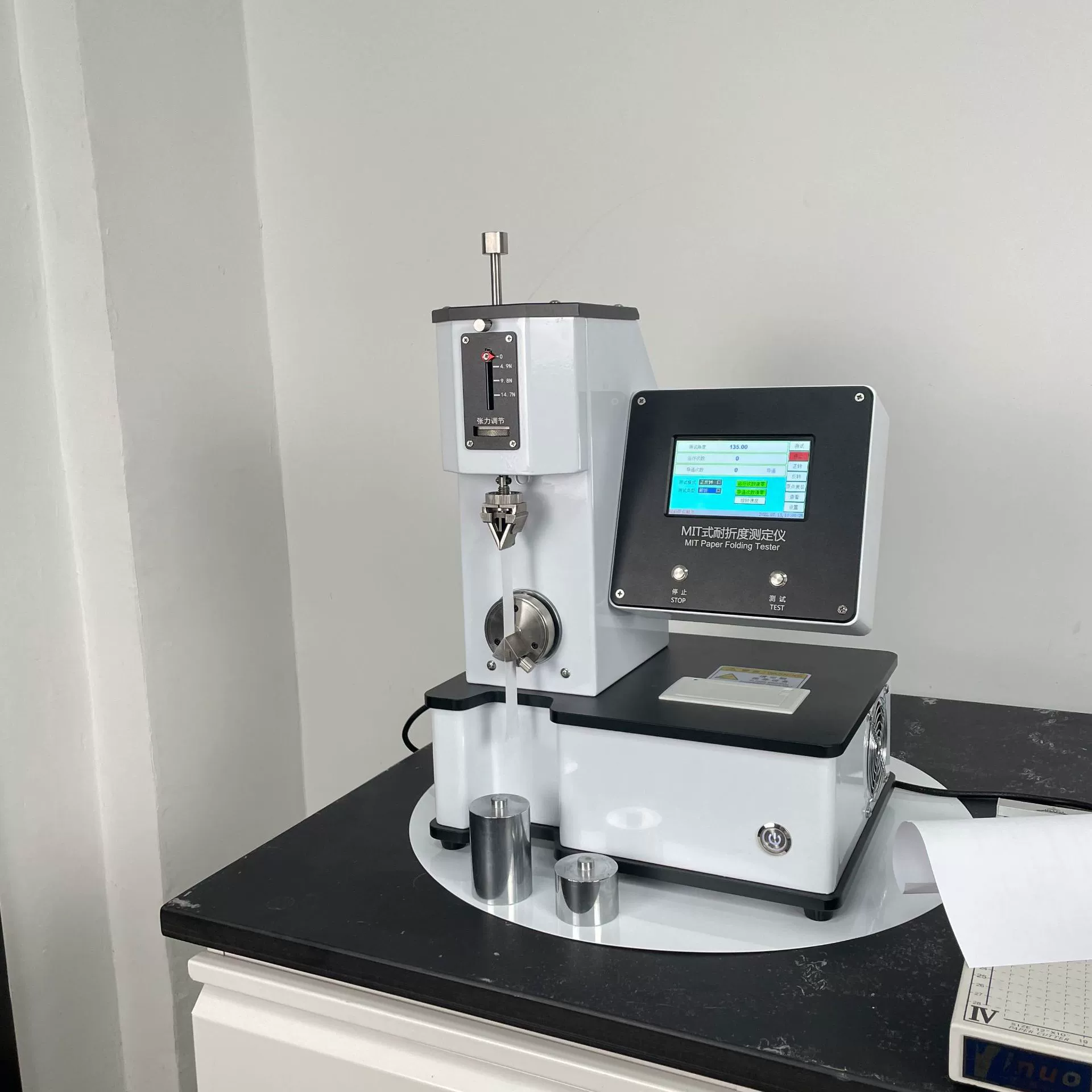 Тестовый прибор Машина для испытания на складе бумаги MIT Тестер для складывания медной фольги Машина для испытания на складе и прочность на складе