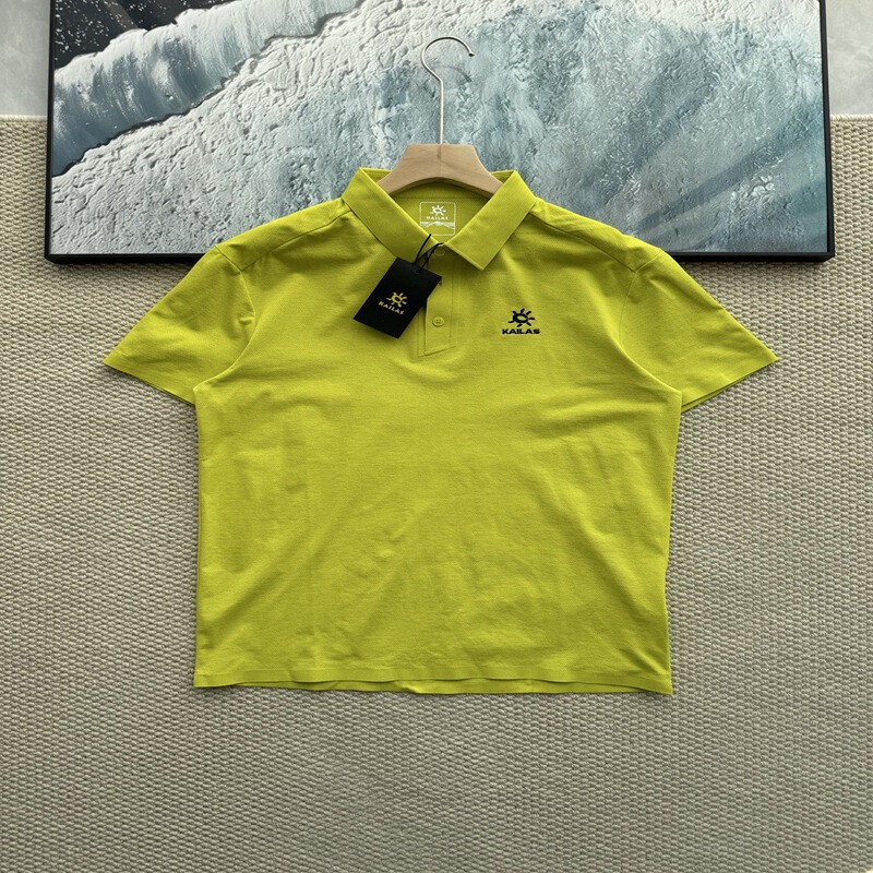 2025 夏の新スタイル KLS Kaisley Stone メンズ ポロシャツ スポーツ レジャー 刺繍半袖 Tシャツ|undefined