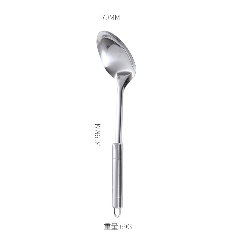 더블 헤드 밝은 긴 혀 숟가락