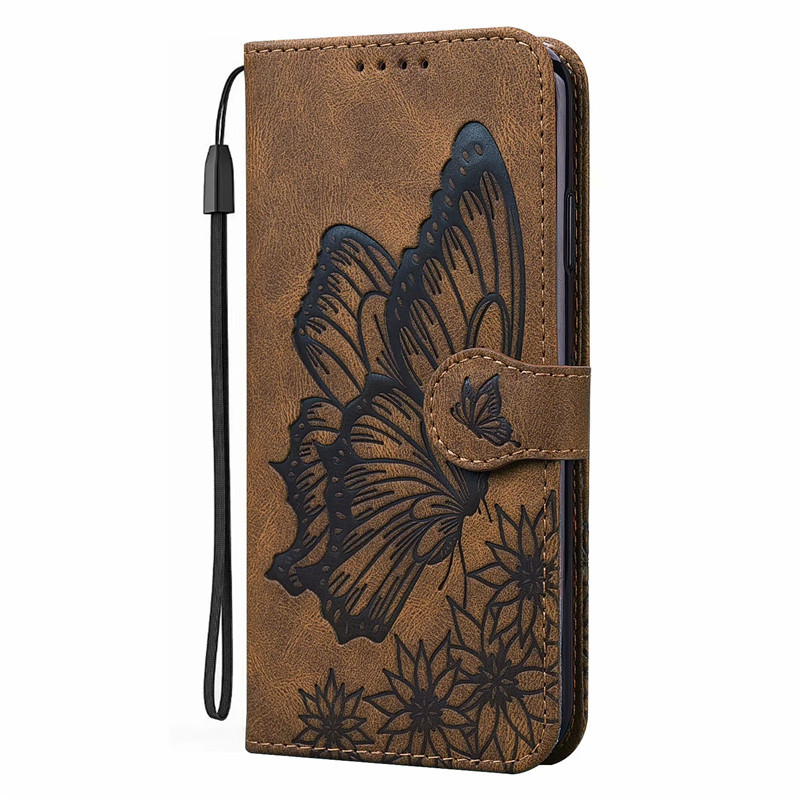 Coque compatible avec iPhone 17, coque Fruit 16 Vintage à grand papillon en relief A17/S25, Google 9, coque Sony_voghion.com