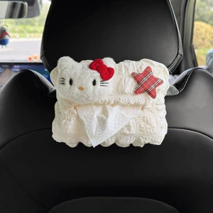 Car Tissue Box Creative Cartoon Car Tissue Box Hanging Car Tissue Box High-Value Decorative Tissue Bag