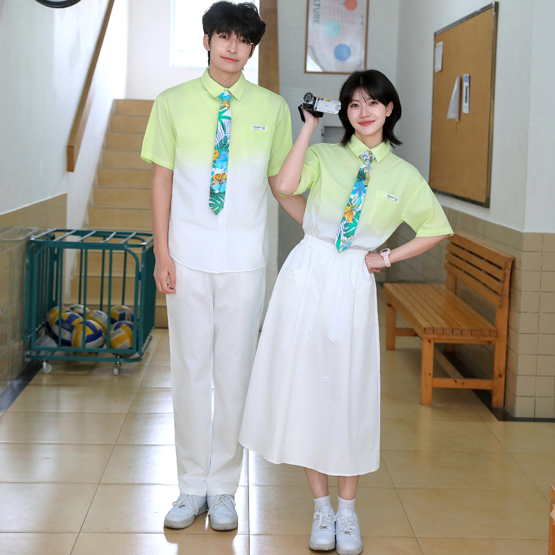 Junior Senior high school Student Class Clothing Summer New British Academy Style Performance Chorus Clothing Graduation Season Photograph School Uniform suit