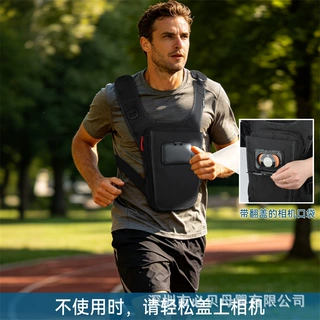跨境热销通用户外跑步背夹多功能胸包运动手机包专用触摸式手机套