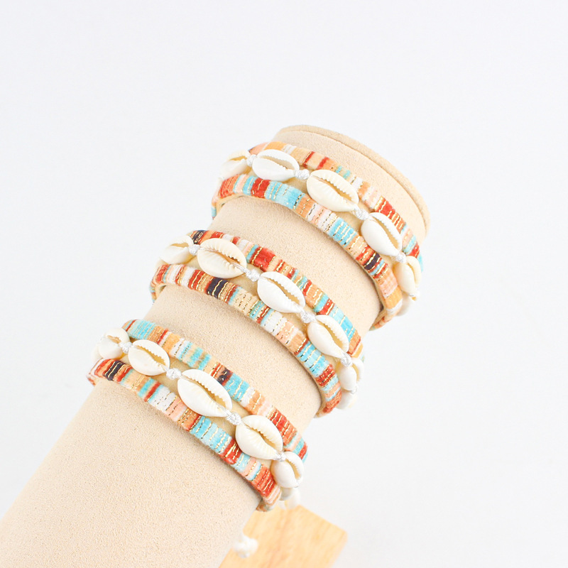 Women's Gender Wholesale Jewelry Vacation Beach Starfish Shell Alloy Resin Shell Anklet