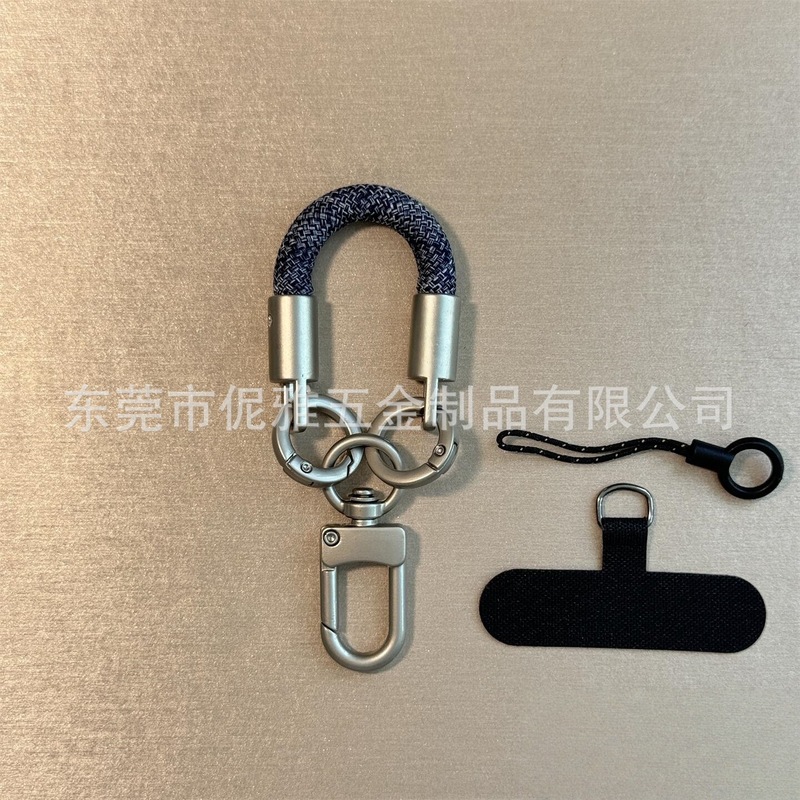 钛原色个性高端手机短款挂绳创意时尚百搭迷你手指绳汽车钥匙扣绳|undefined