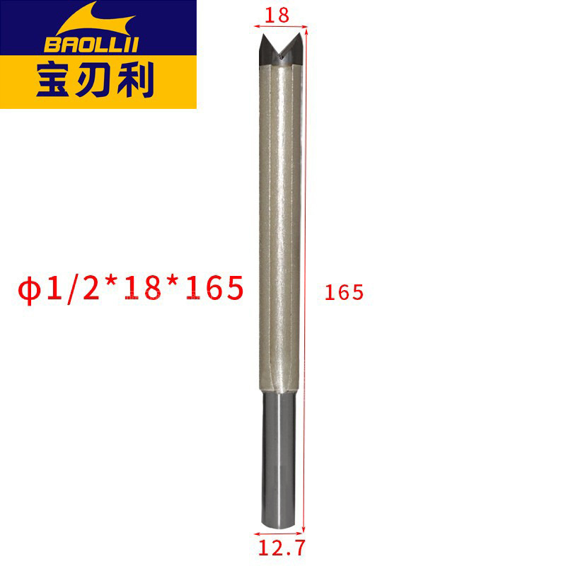 Cuchillo de espiga y ranura de cuatro filos Taladro de cerradura Máquina de grabado para carpintería Cuchillo de aleación Cuchillo de espiga y espiga Máquina de espiga Cuchillo recto de cuatro dientes Taladro de ojo Xun