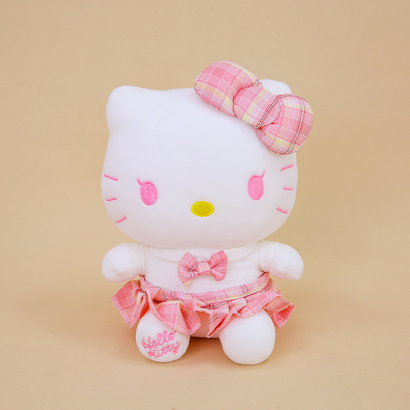 Genuine Hello Kitty Doll Hello Kitty Cat KT CAT Hello Kitty muñeca de peluche de juguete muñeca de niña