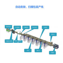 全自动装箱码垛包装线 自动打印贴标包装线扫描分拣剔除生产线