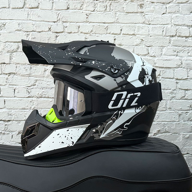 Casco Integral Todoterreno para Motocicleta de ABS, Transpirable image 20