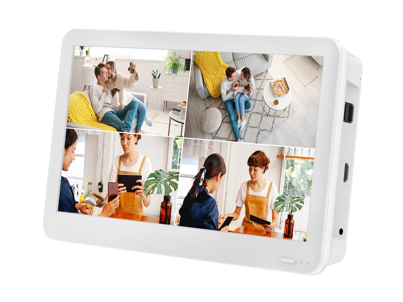POE video kaydedici üçü bir arada video ekranı entegre ONVIF ultra yüksek çözünürlüklü 4K uyumlu 8MP dış mekan wifi dome kamera