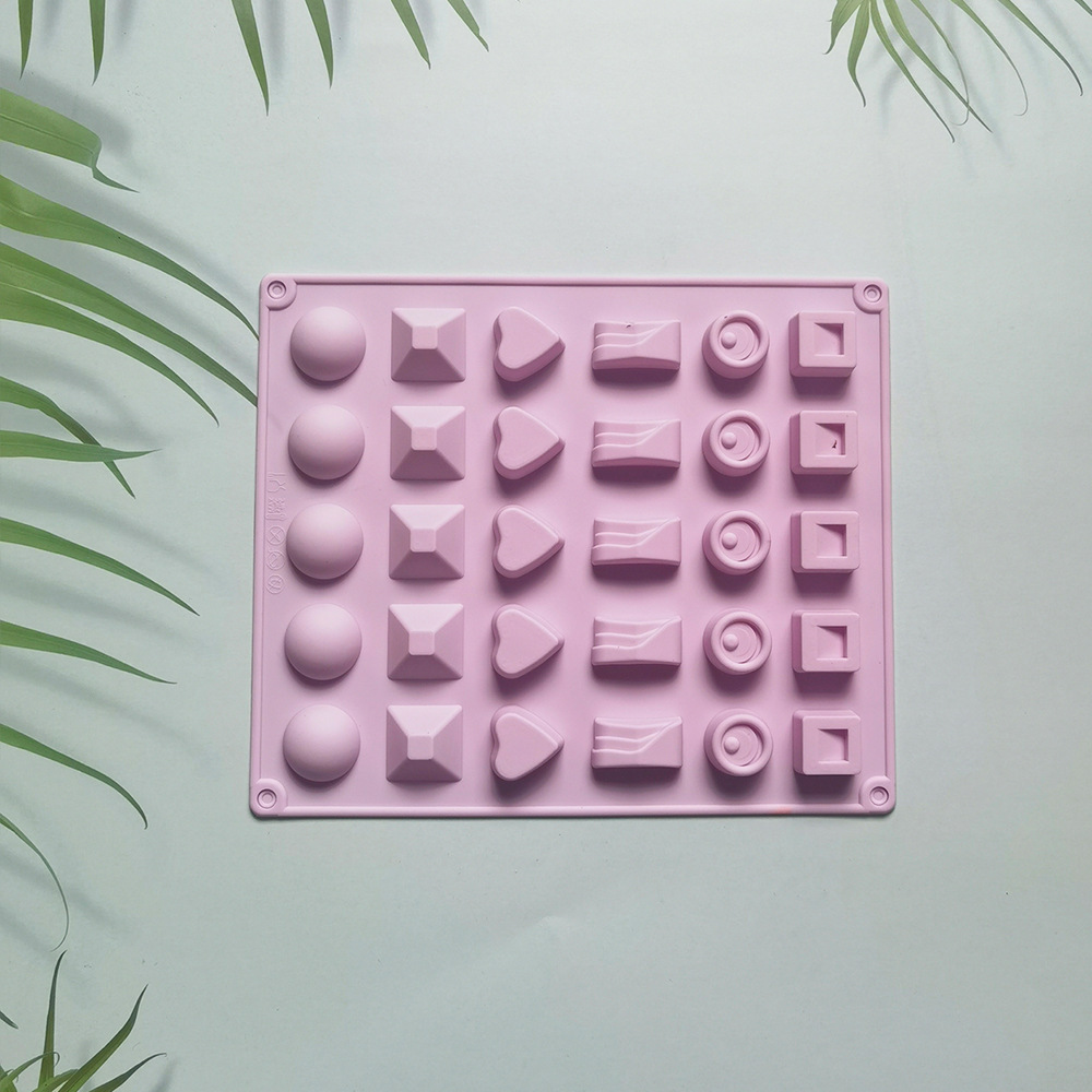 30 6 grupos de molde de silicona semicircular 121 pastel helado pudín molde de postre jabón utensilios