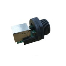 利路通 RJ45屏蔽网线面板插座防水连接器 新能源光伏储能端口