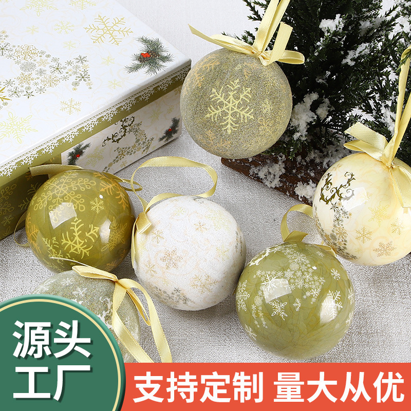 クロスボーダーバブルステッカークリスタル接着剤クリスマスボールセットクリスマス装飾クリスマスツリー装飾ペンダント装飾ボール|undefined