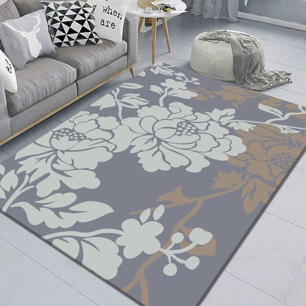 Crystal velvet print living room floor mats -17