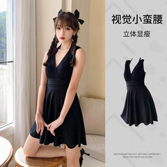 Baiya one-piece swimsuit for women with steel support to cover belly and slim skirt style sexy swimsuit push-up hot spring swimsuit wholesale