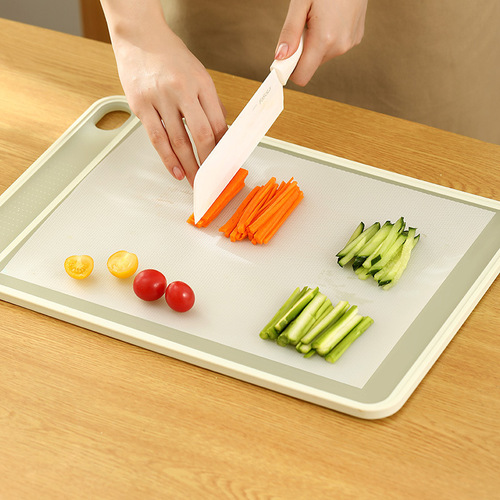 Disposable cutting board mat for home kitchen, used for cutting fruits, vegetables, and baby food, anti-mold, classification, raw and cooked separation, soft cutting board pad