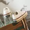 Белый (плоская подошва, низкий верх)