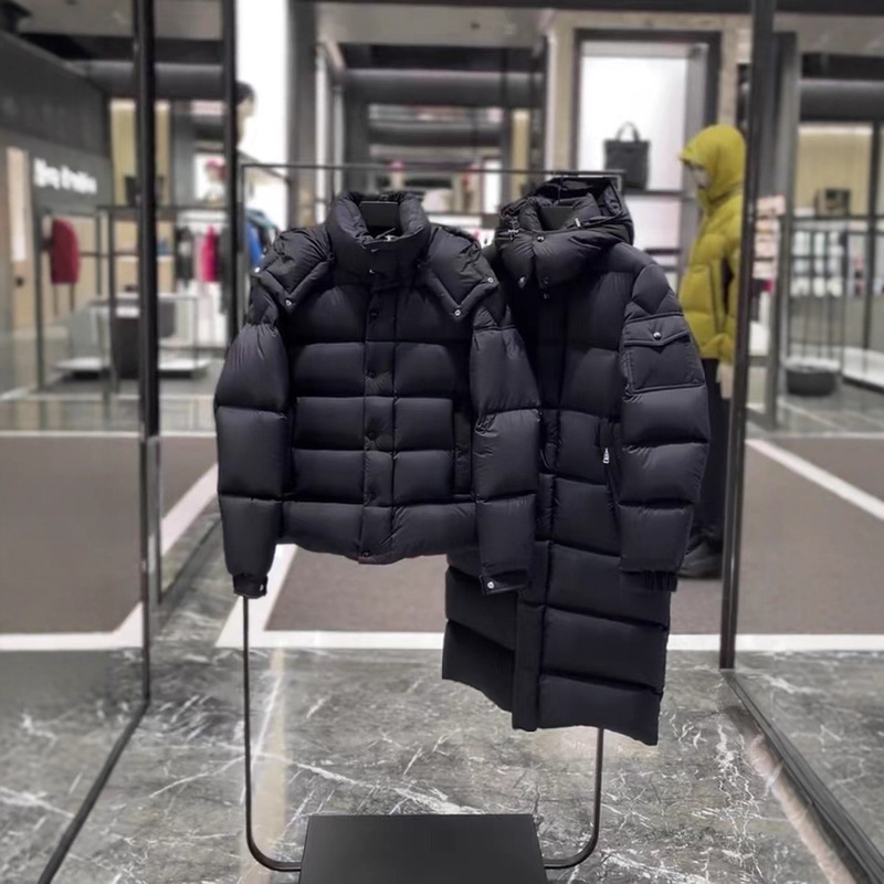 Original Moncler New Matte Maya Short and Long Winter down Jacket in Four Colors, Cross-Border, 90% White Duck Down, 350g