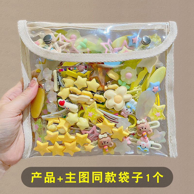 2024 nuevo clip BB de color lindo clip de cabello de boca de pato chica lateral clip de frange para niños tocado tarjeta de cabello rotura