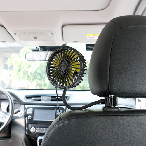 Car Flash F408 Car Silicone Soft Hose Fan Multi-angle Adjustment USB Fan Creative Car Accessory
