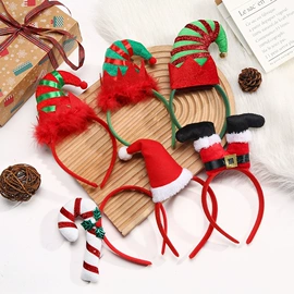 发箍;发夹;圣诞装饰品