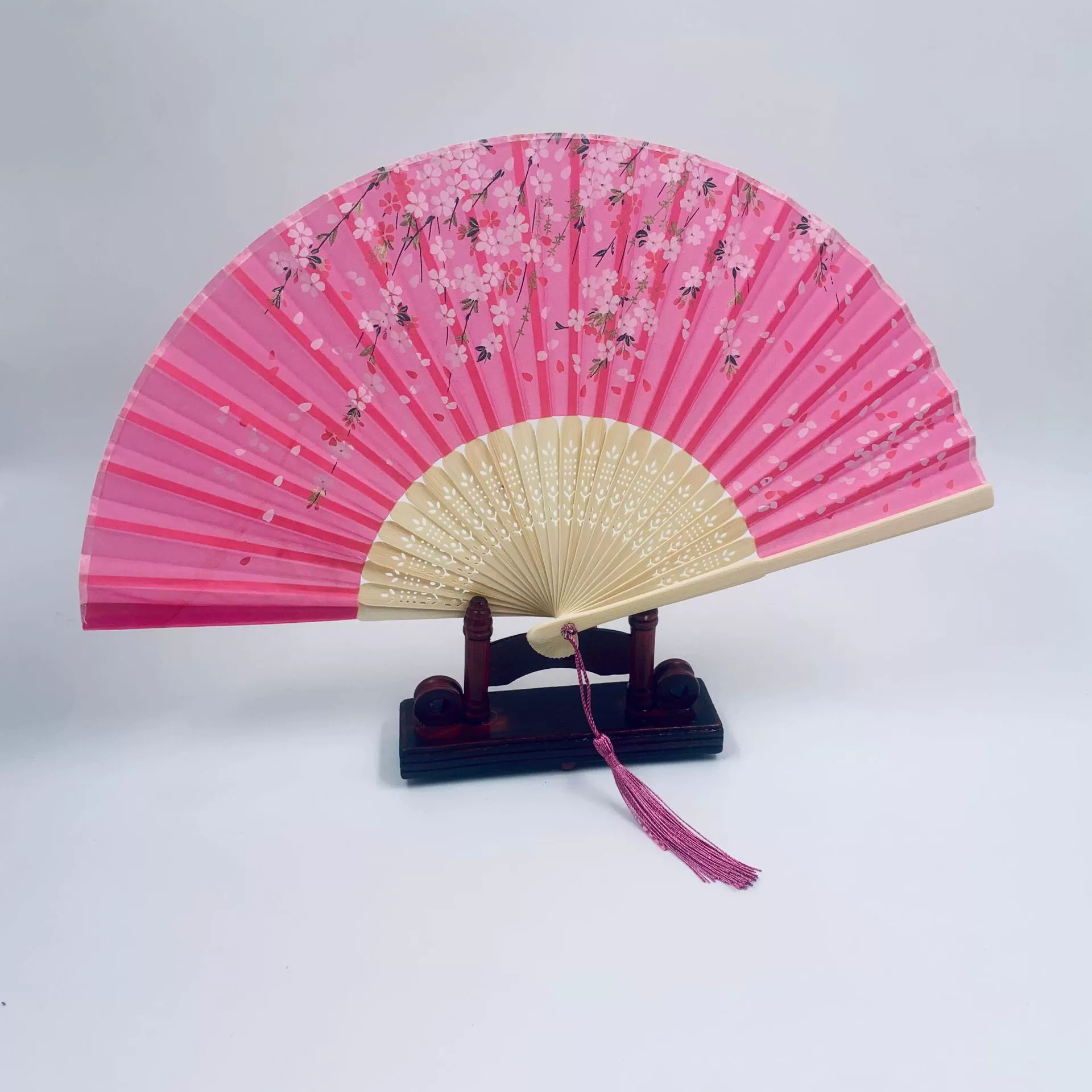 Folding Hand Fan Hanfu Style, Silk-screen Print, High-definition Patterns, Fine Workmanship