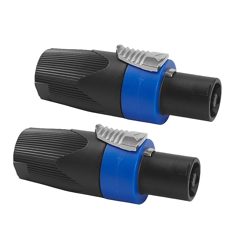 El fabricante suministra conectores de altavoz profesionales de cuatro núcleos, tipo terminal de altavoz de cuatro núcleos, ohmios NL4FC.