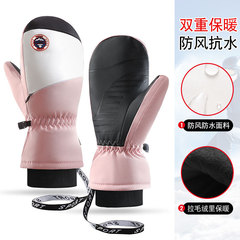 Winter Ski Gloves Couple's Style Korean Version Windproof Cold-Resistant Warmth-Adding Thick Outdoor Sports Foreign Trade A23-HV3