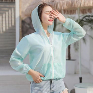 2024 New Lightweight Sun Protection Clothing Jacket Women's Summer Quick-Drying Sports Sun Protection Clothing Anti-Uv Summer Clothing