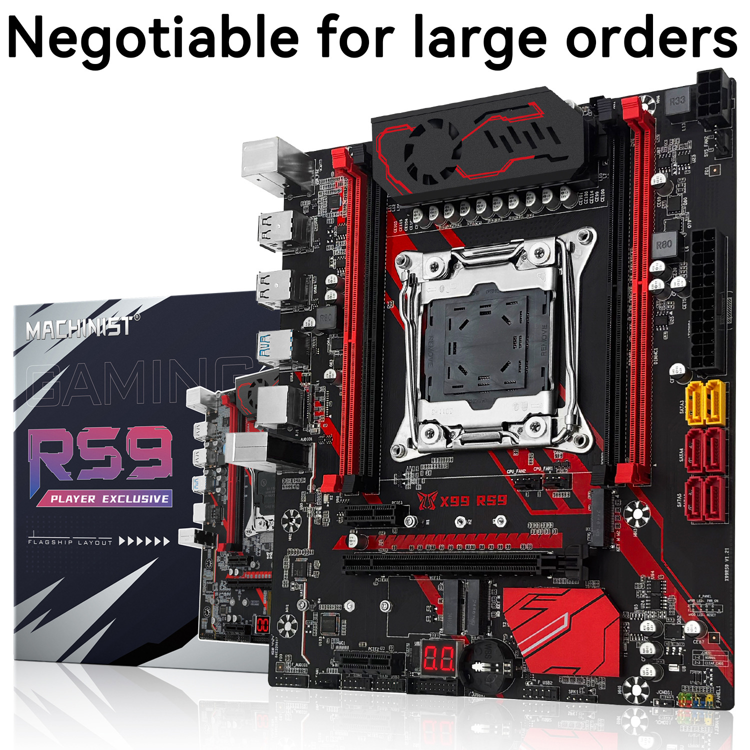 Machinist X99 RS9 motherboard LGA2011-3 DDR4 M-ATX NVME3.0*2