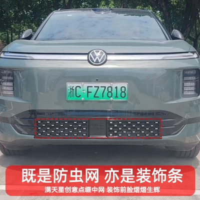 grille accessory for modification — Automobile anti-insect net