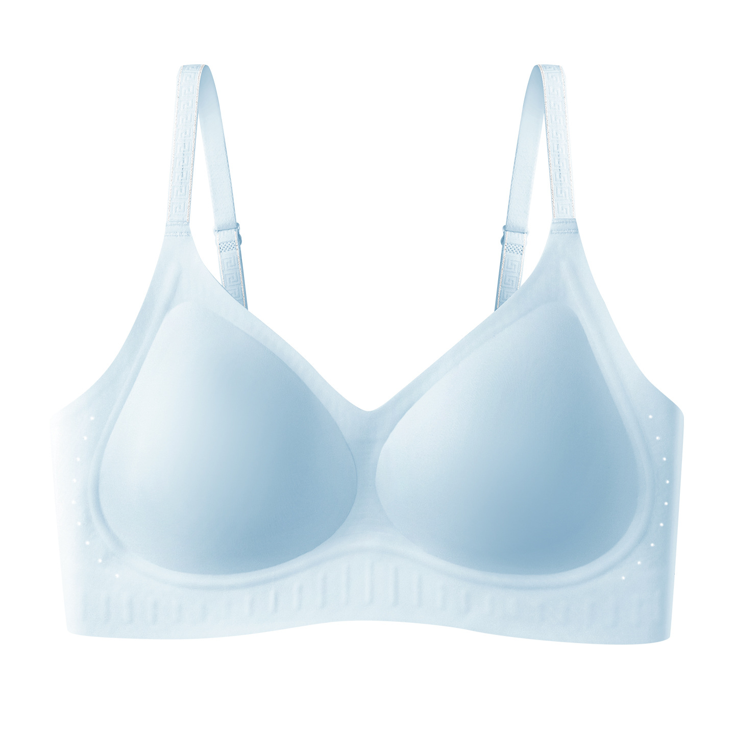 La base líquida es invisible y sin marcas, la ropa interior deportiva femenina se reúne en un sujetador de texto frío y transpirable para evitar la caída. image 7